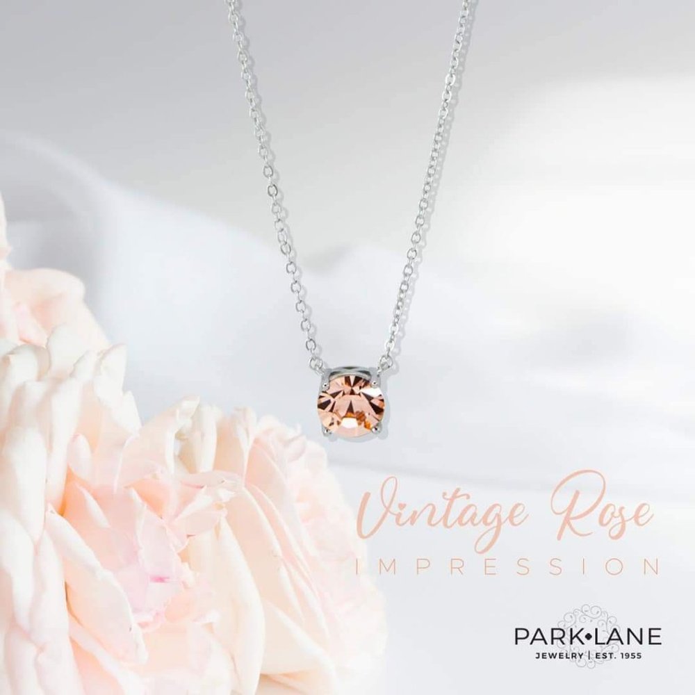 Park Lane Vintage Rose Impression Necklace - BNIB
